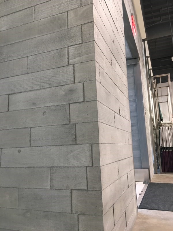 Board Form Concrete Panels For Adidas Retail Concreteworks East